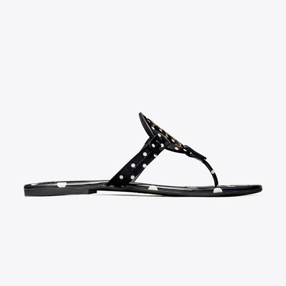 TORY BURCH Miller sandal printed patent leather - Picture 5 of 7